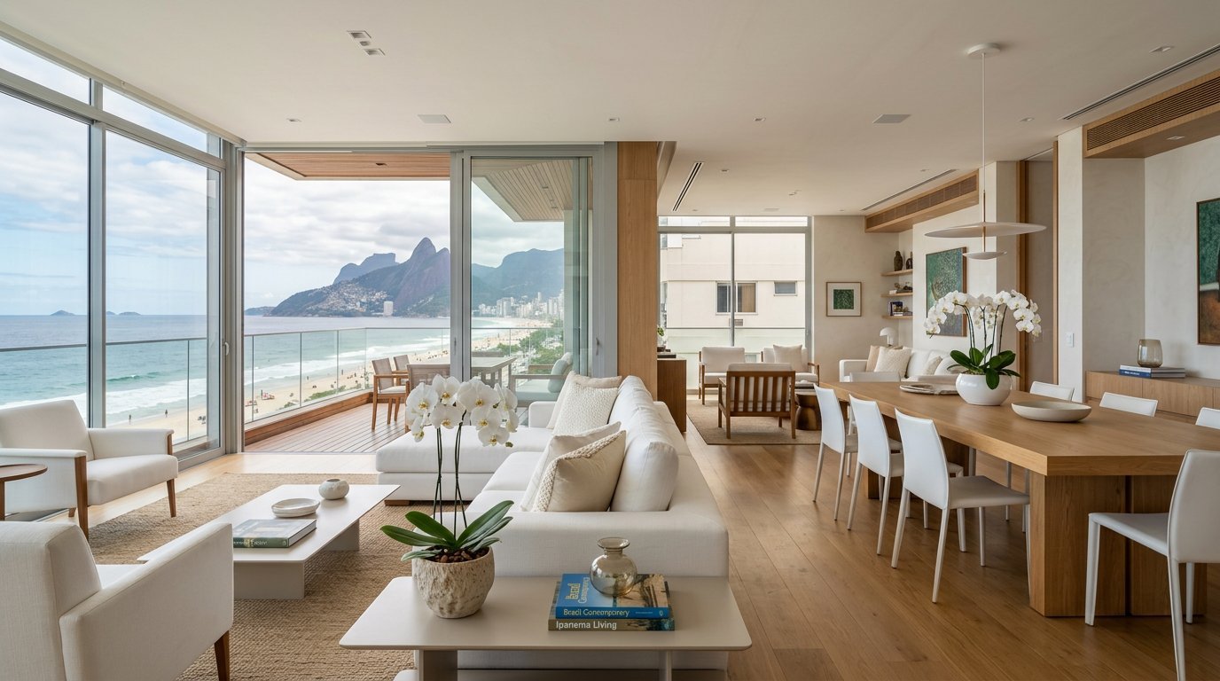 Apartamento frente-mar em Ipanema